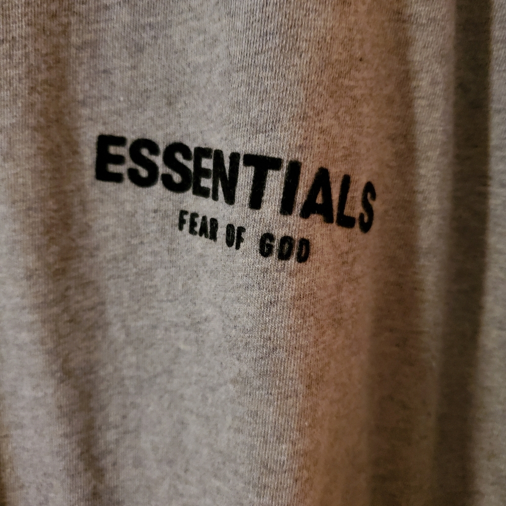 Fog Essentials Ls Tee. Size Large. Color Grey. - image 4